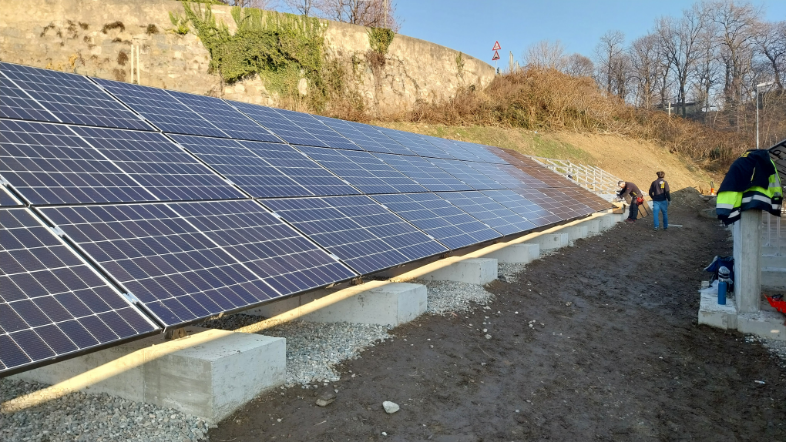Impianto fotovoltaico a terra da 60 kW – Colverde